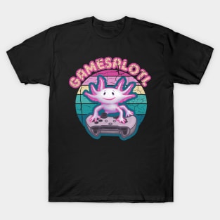 Gamesalotl Axolotl Gaming T-Shirt